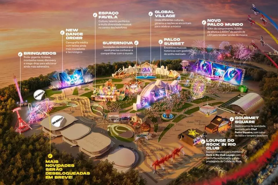 O que fazer no Rio - Rock in Rio 2026