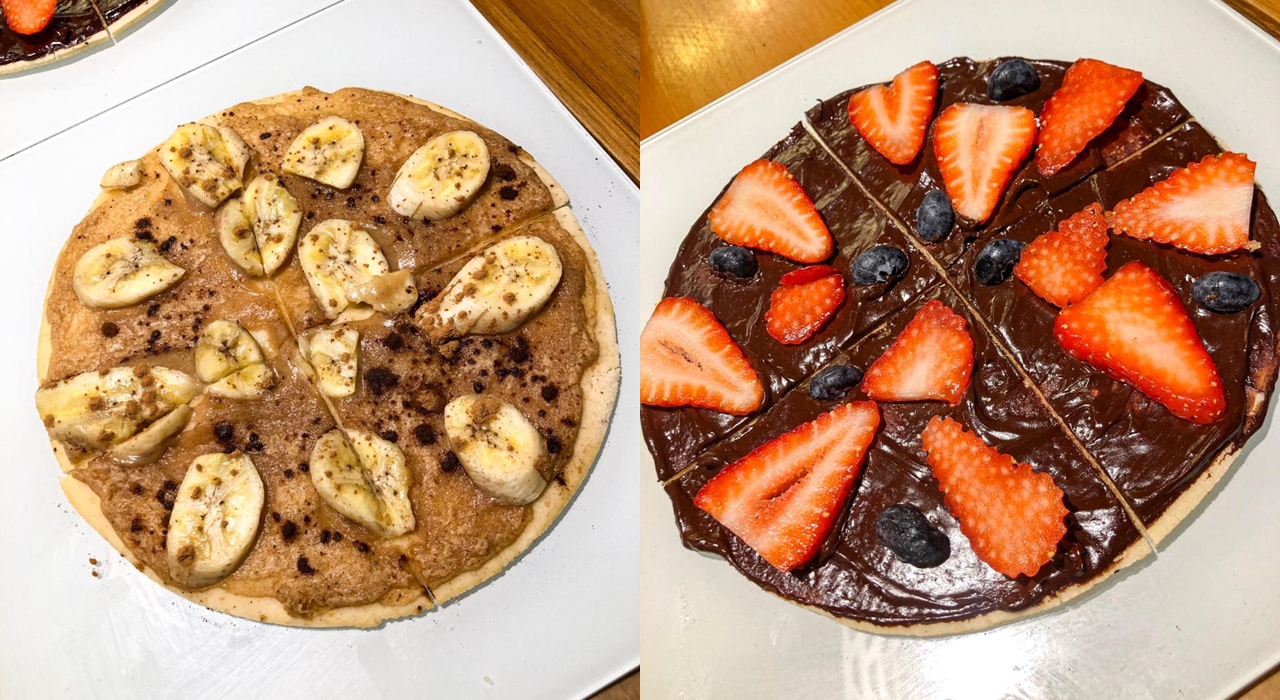 FITZZA o que fazer no rio Pizzas fit doce